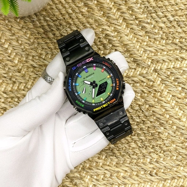  Analog And Digital Quartz Movement Top Quality Watch With High Quality Strap Best finishing Body & Case - SRG1