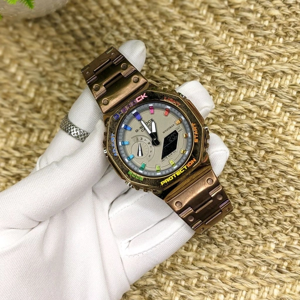  Analog And Digital Quartz Movement Top Quality Watch With High Quality Strap Best finishing Body & Case - SRG3