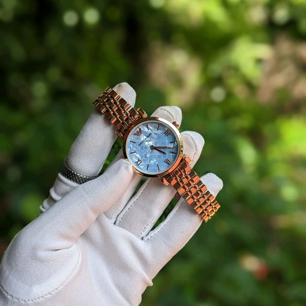 Analog Chronograph 32MM Top Quality Collection With High Quality Strap Best Finishing Body & Case - STAR4