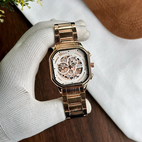 Rick Analog Quartz Movement Collection With High Quality Strap Best finishing Body & Case - SRF1