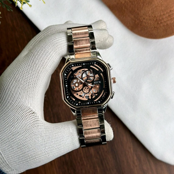 Rick Analog Quartz Movement Collection With High Quality Strap Best finishing Body & Case - SRF2