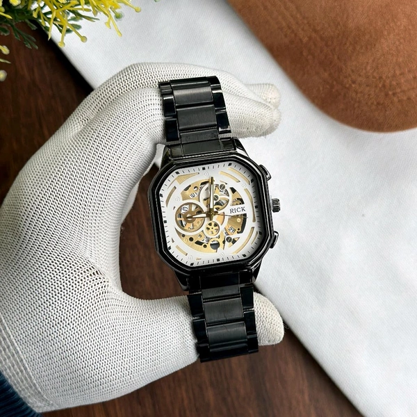 Rick Analog Quartz Movement Collection With High Quality Strap Best finishing Body & Case - SRF2