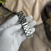 Analog Automatic Top Quality Collection With High Quality Strap Best Finishing Body & Case  - Silver