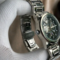 Analog Automatic Top Quality Collection With High Quality Strap Best Finishing Body & Case  - Silver