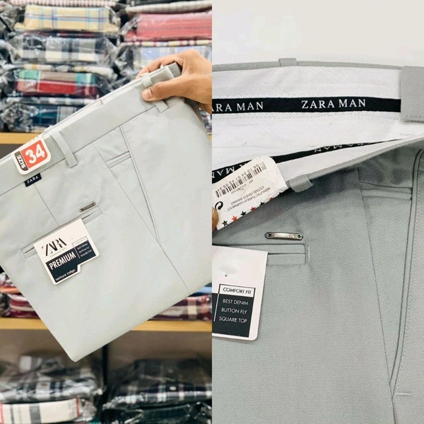 Formal Pants for Men | Men's Slim fit Formal Pant | Non Stretchable Trouser | Office wear Trousers - 32