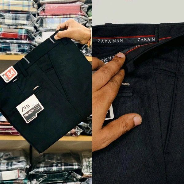 Formal Pants for Men | Men's Slim fit Formal Pant | Non Stretchable Trouser | Office wear Trousers - 34