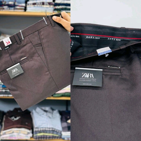 Formal Pants for Men | Men's Slim fit Formal Pant | Non Stretchable Trouser | Office wear Trousers - 36