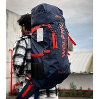 Original WOLFRIC Trekking Bag, 75 Liter Capacity, High End Quality Collection