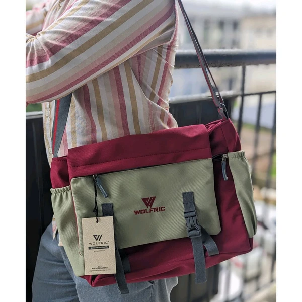 College Bag/Cross Bag, New Men's Leisure Crossbody Bag Multi functional Outdoor Shoulder Bag Waist Bag Fashion Small Body Bag Wearing Belt Hanging Bag - SRB1