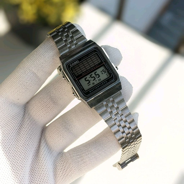 Digital Most Demanded Trending Digital Watch With High Quality Strap Best finishing Body & Case - Silver