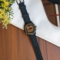 WooTime Analog Quartz Movement Collection With High Quality Strap Best Finishing Body & Case - Black