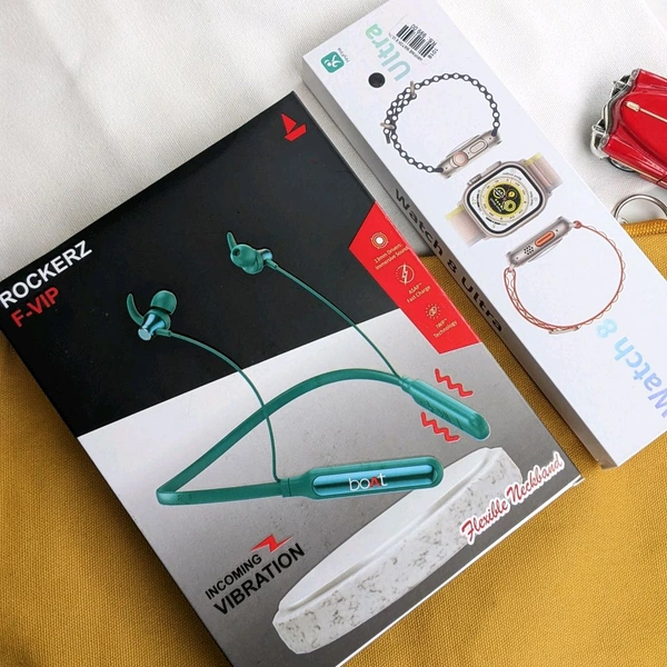 Most Awaited Budget Combo | Bluetooth Wireless Neckband And Series 8 Ultra Smartwatch