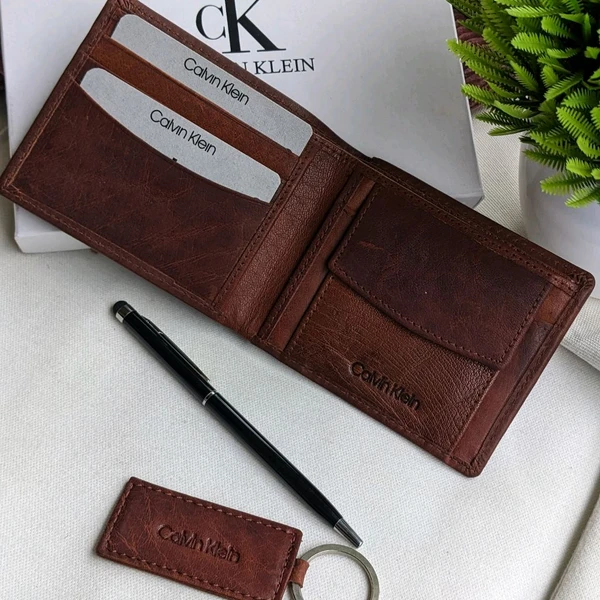 Personalised Men's Wallet, Keychain & Pen Combo