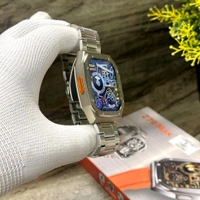 Smart Watch Z79 Max Watch, 2.1inch HD 460mah Battery, 100+sport Modes, NFC Smart Watch, Rugged Watches for Men, Fitness Watch for Men Women, For Running, Climbing, Cycling Enthusiasts. Dual strap now, One chain strap and other one silicon strap