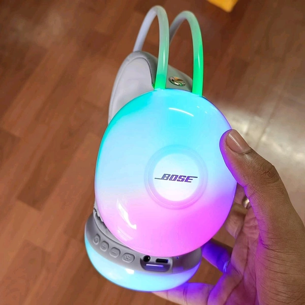 Bluetooth 500 Wired Headphones | RGB Headphones with 360° Mic - Gray