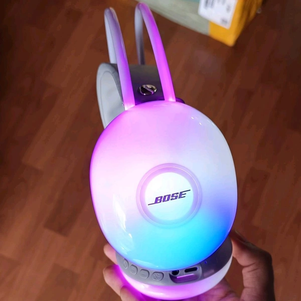 Bluetooth 500 Wired Headphones | RGB Headphones with 360° Mic - Gray