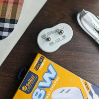 Original SoRoo 18 W Quick Charge 3.4 A Wall Charger for Mobile with Detachable Cable (WIGHT, Cable Included)