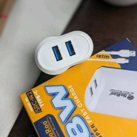 Original SoRoo 18 W Quick Charge 3.4 A Wall Charger for Mobile with Detachable Cable (WIGHT, Cable Included)