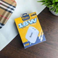 Original SoRoo 18 W Quick Charge 3.4 A Wall Charger for Mobile with Detachable Cable (WIGHT, Cable Included)