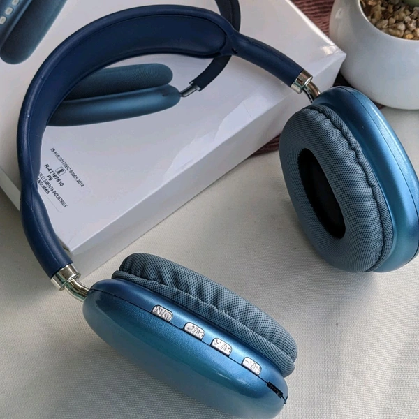 P9 Wireless Budget Best Quality Headphone With Mic | Best Sound And Mic Quality  - Blue