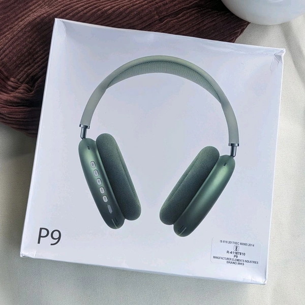 P9 Wireless Budget Best Quality Headphone With Mic | Best Sound And Mic Quality  - Green