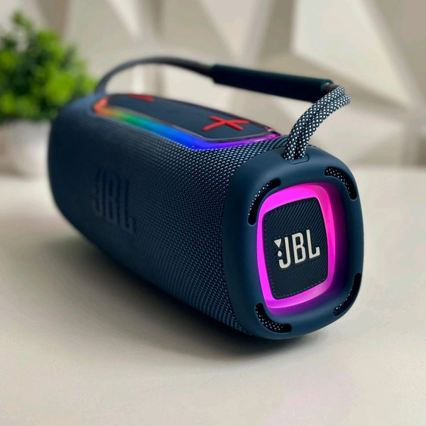 Boombox Wireless Bluetooth Speaker With Rbg Light | Powerful Sound Quality With Heavy Bass | Lights Sync With Music - STB2