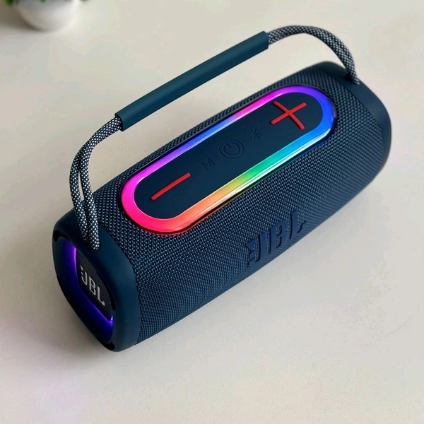 Boombox Wireless Bluetooth Speaker With Rbg Light | Powerful Sound Quality With Heavy Bass | Lights Sync With Music - STB2