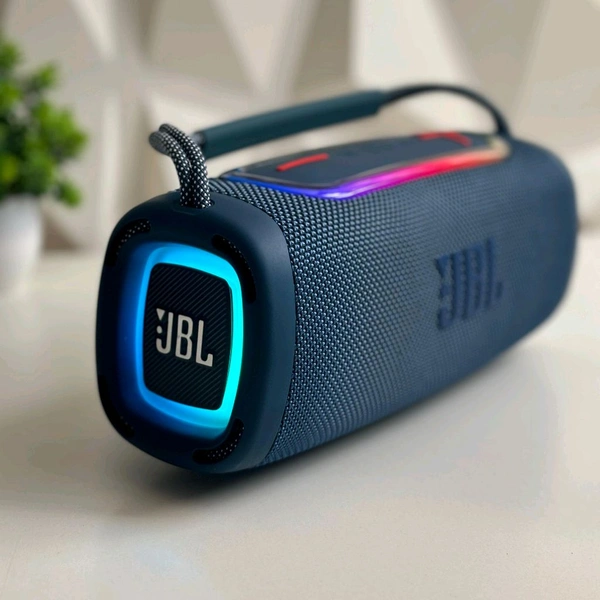 Boombox Wireless Bluetooth Speaker With Rbg Light | Powerful Sound Quality With Heavy Bass | Lights Sync With Music - STB2