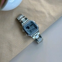 Most Demanded Digital Illuminator Top Quality Watch With High Quality Strap Best Finishing Body & Case  - Gray