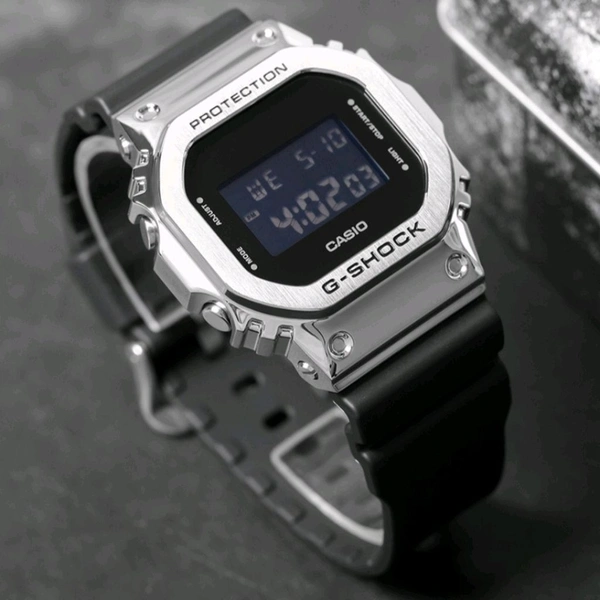 Digital DW-5600BB-1 Metal Body Trusted Multi Functional Digital Unisex Collection 