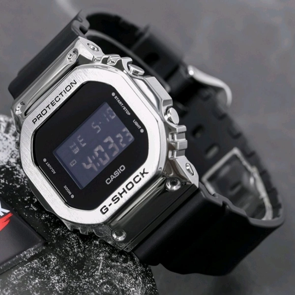Digital DW-5600BB-1 Metal Body Trusted Multi Functional Digital Unisex Collection 