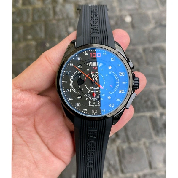 Analog Mercedes Benz 100 SLS High Quality Quartz Movement Watch Collection For Men