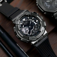 Analog And Digital GM-110BB-1A High End Quality Collection With Working StopWatch, Day, Date, Digital Display And AutoLight