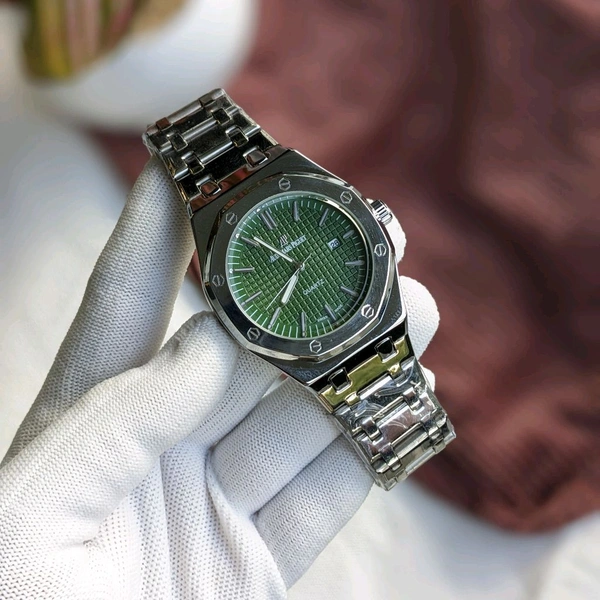 Analog Royal Oak High Quality Quartz Movement Collection With High Quality Strap Best finishing Body & Case - SRA2