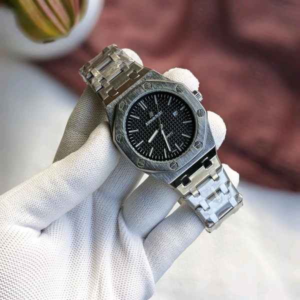 Analog Royal Oak High Quality Quartz Movement Collection With High Quality Strap Best finishing Body & Case - SRA3