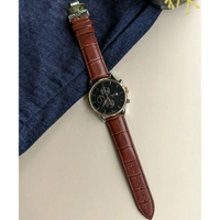 Analog 1853 Chronograph Top Quality Collection With Analog Brand Print Easy Operated Lock - SRT1