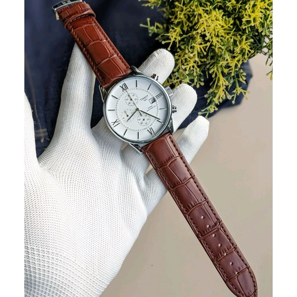 Analog 1853 Chronograph Top Quality Collection With Analog Brand Print Easy Operated Lock - SRT3