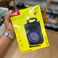MZ M301 (PORTABLE KAROAKE SPEAKER) Dynamic Thunder Sound With Karaoke Mic 10 W Bluetooth Party Speaker (Multicolor, Stereo Channel) - Red