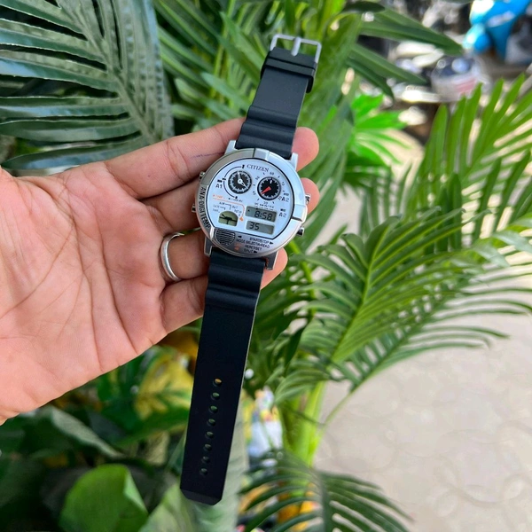 Analog X Beams Retro Ana-digi Temp High Quality Battery Operated Machinery Watch Collection  - SRC1