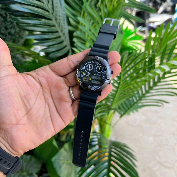 Analog X Beams Retro Ana-digi Temp High Quality Battery Operated Machinery Watch Collection  - SRC5