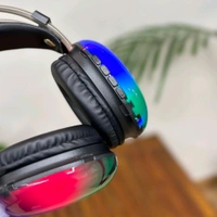 Presenting You All, New Rgb Colour Headphones, Multi Colour Led Light Inbuilt Headphones Heavy Quality Top Look For Gaming And Night Clubs / Party - SRH1