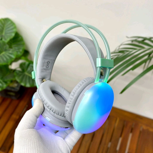Presenting You All, New Rgb Colour Headphones, Multi Colour Led Light Inbuilt Headphones Heavy Quality Top Look For Gaming And Night Clubs / Party - SRH2
