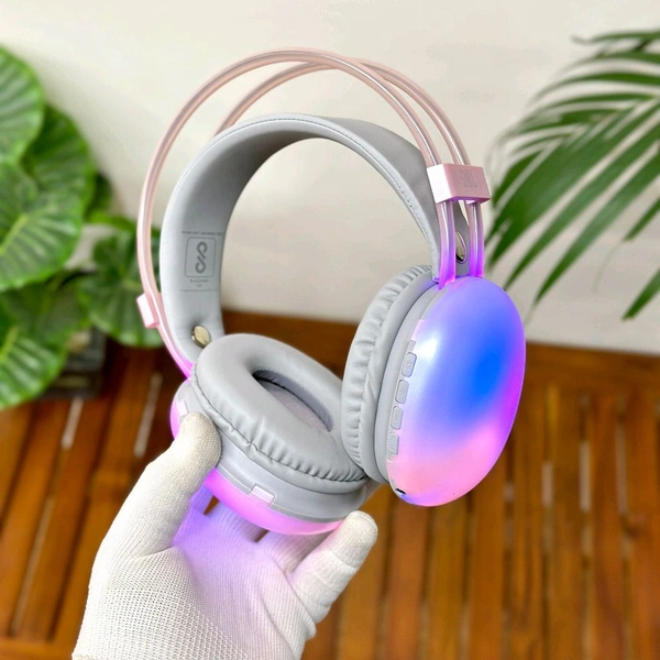 Presenting You All, New Rgb Colour Headphones, Multi Colour Led Light Inbuilt Headphones Heavy Quality Top Look For Gaming And Night Clubs / Party - SRH3