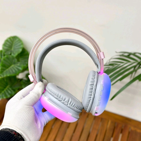 Presenting You All, New Rgb Colour Headphones, Multi Colour Led Light Inbuilt Headphones Heavy Quality Top Look For Gaming And Night Clubs / Party - SRH3
