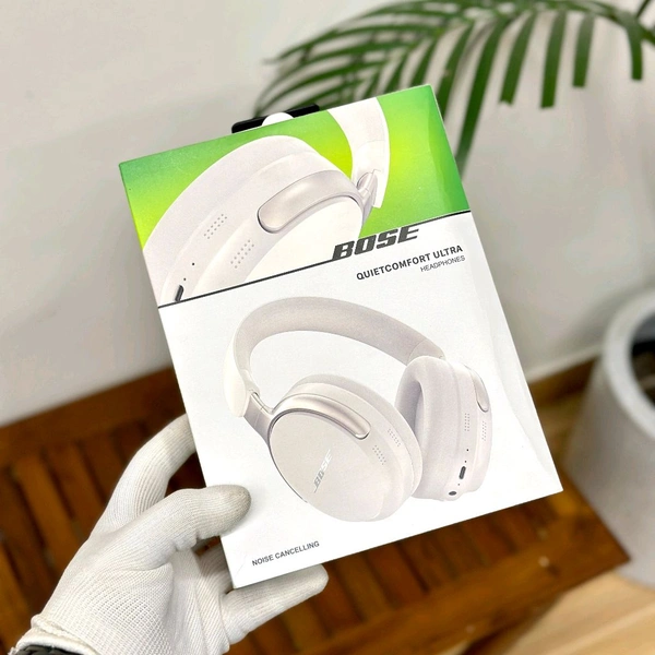 Quietcomfort Ort Ultra High Quality Headphone With Original Box Packaging, Carry Pouch Bag, High End 1:1 Imported Quality - White