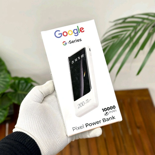 10000mAh Powerbank With 4 Build In Cables | Lithium Polymer Power Bank | Plastic Casing, Lightweight | Extra Ports | For Mobile, Earbuds, Smartwatch, Speaker, Tablet