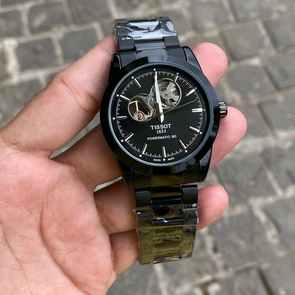 Analog T1274071104101 Gentleman Powermatic 80 Reliable Automatic Japanese Movement Machinery For Men - SRG4