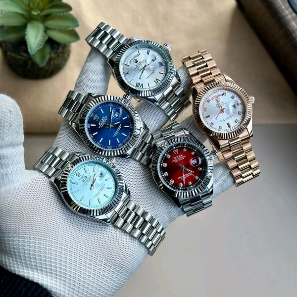 Analog New Oysters Perpetual Quartz Movement Best Quality Watch With High Quality Strap Best Finishing Body & Case - SRR1