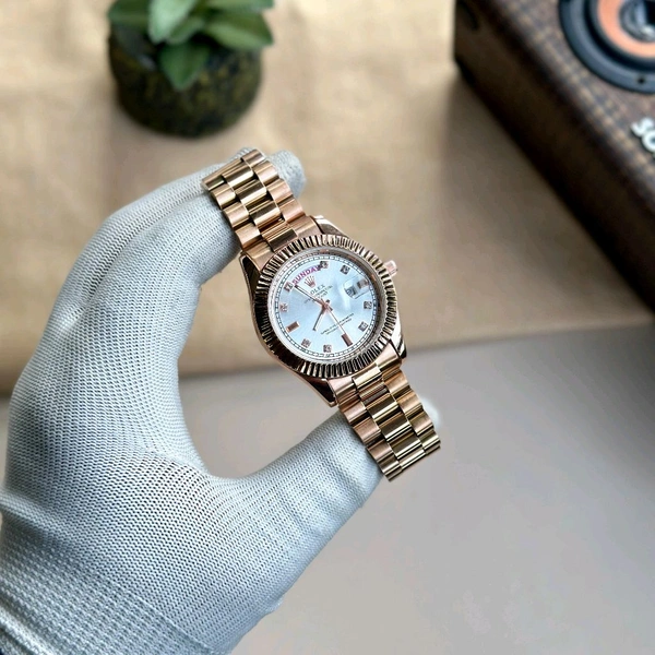 Analog New Oysters Perpetual Quartz Movement Best Quality Watch With High Quality Strap Best Finishing Body & Case - SRR6
