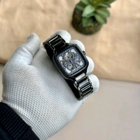 Analog Automatic Top Quality Collection With High Quality Strap Best Finishing Body & Case  - Black